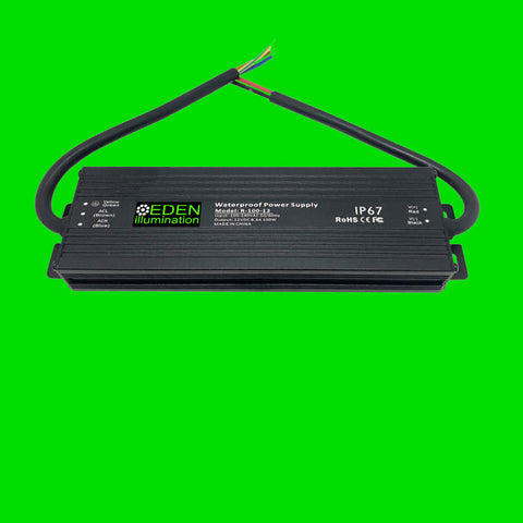 100 Watt IP67 12V Power Supply for LED Strip Lights