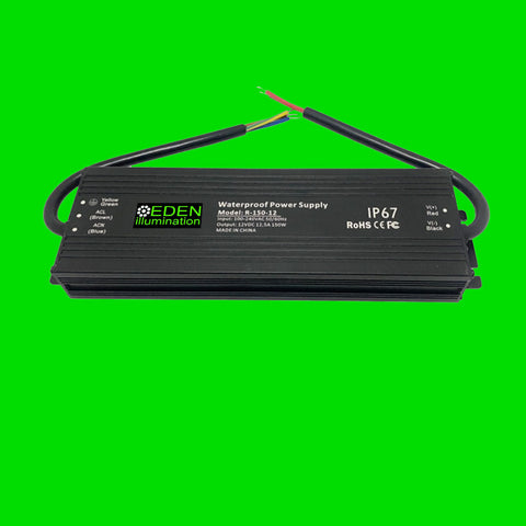 150 Watt IP67 12V Power Supply for LED Strip Lights