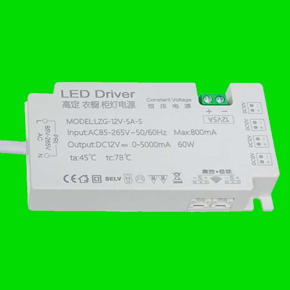 60W DuPont Plug and Play 12V Power Supply