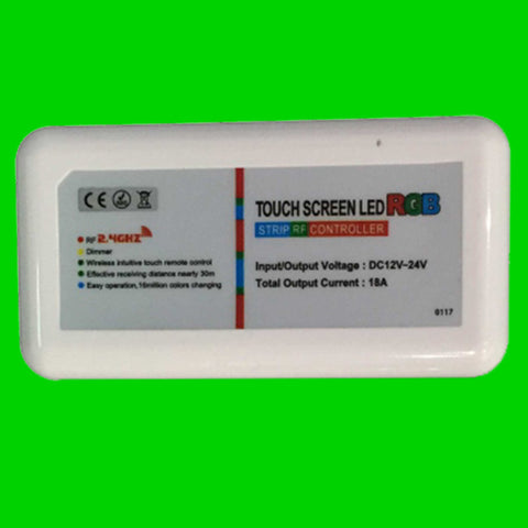 Touch Wireless LED Dimmer Switch - Controller ONLY for RGB LED Strip - Single Zone