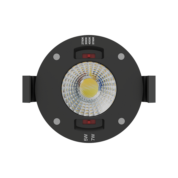 The Complete White Downlight - £10+VAT 5 or 7W, Fire Rated IP65, 4 CCT