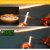 COB Strip 5 & 50m - Cut Anywhere LED Striplight 24V 528 LEDs per m