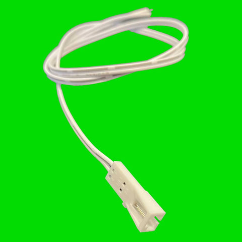 AWG22 - 500mm Dupont Female End - 2 Core Cable in White and Grey