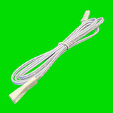 AWG22 - 1m & 3m Dupont Male/Female Ends - 2 Core Cable in White and Grey