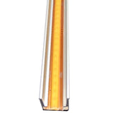 LED Glass Shelf Profile using LED Strip Lights - Made to Measure