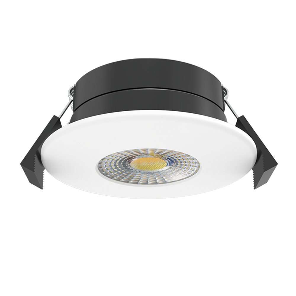 The Complete White Downlight - £10+VAT 5 or 7W, Fire Rated IP65, 4 CCT