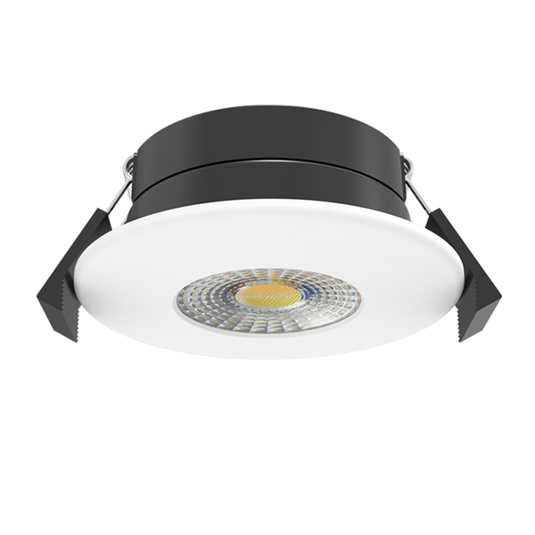 The Complete White Downlight - £10+VAT 5 or 7W, Fire Rated IP65, 4 CCT
