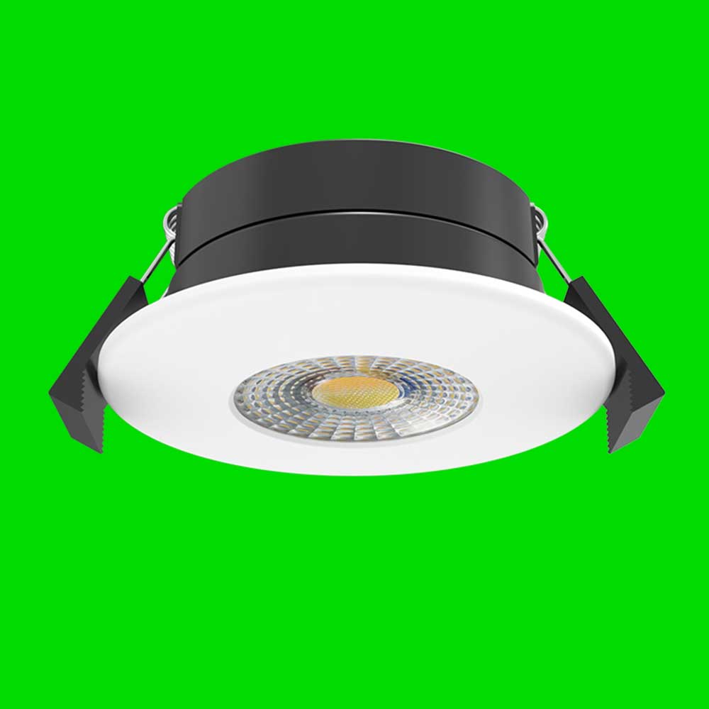 The Complete White Downlight - £10+VAT 5 or 7W, Fire Rated IP65, 4 CCT