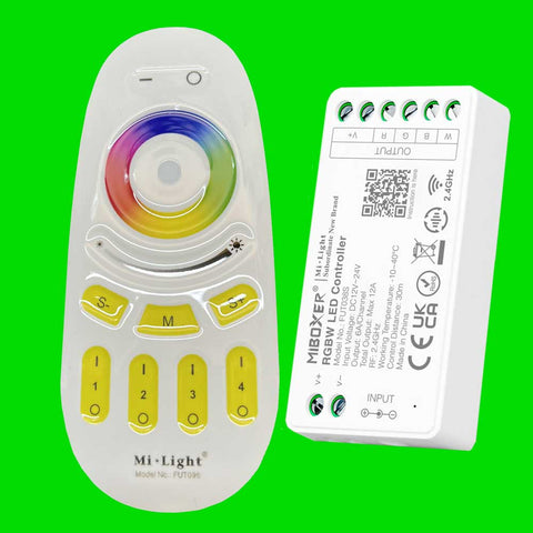 RGBW Touch - 4 Zone- Wireless LED Dimmer Switch for RGBW LED Strip
