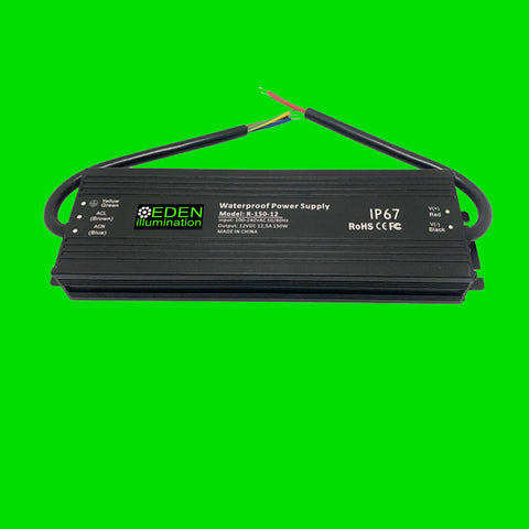 150 Watt IP67 12V Power Supply for LED Strip Lights