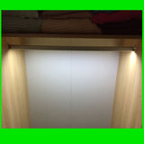 LED Wardrobe Lights - 9.6W 120 LEDs - Bespoke lengths PIR to Left -12V - Eden illumination - Kitchen Lighting & Commercial Lighting