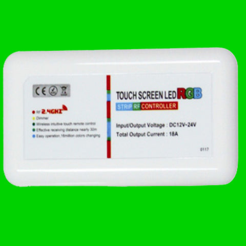 RGB Touch  - Four Zone- Wireless LED Dimmer Switch - Controller ONLY for RGB LED Strip